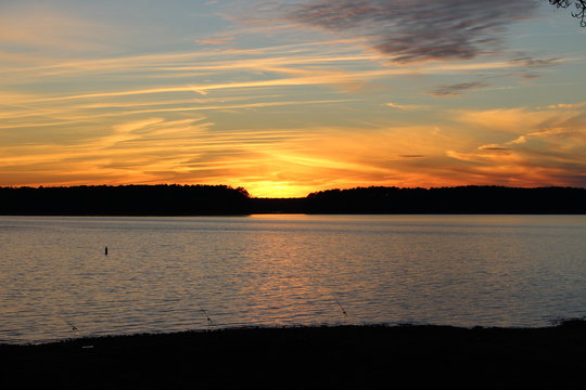 Burning Thurmond Sunset