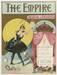 Empire Theatre - 1889. Date: August 1889