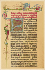 Page from Gutenberg's first Bible. Date: circa 1440 - 162417421