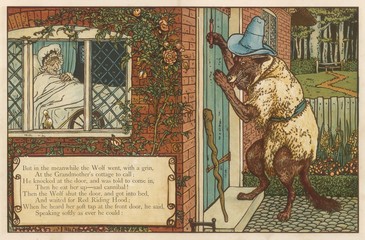 Red Riding Hood - Crane. Date: late 19th century