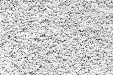 Natural matte white color pebble stones. background image, texture
