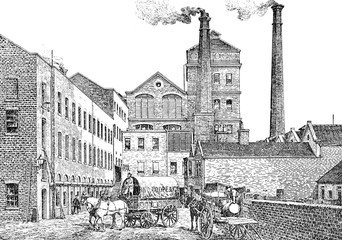 Ind Coope Brewery Burton. Date: 1889
