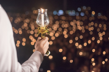 Candles light Religion event ceremony conceptual
