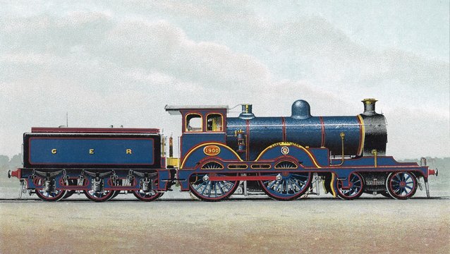 Great Eastern Loco - 1901. Date: 1901