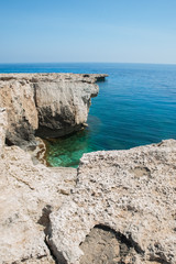  blue sea. Cyprus. cape greco national forest park   