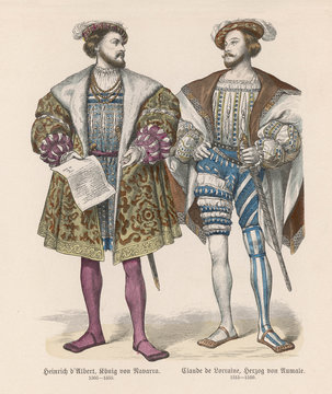 Tudor Costume Early 16th century. Date: 1505 - 1550