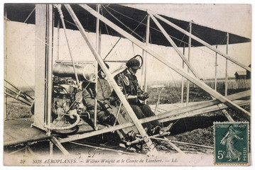 Wilbur Wright - Plane. Date: 1909