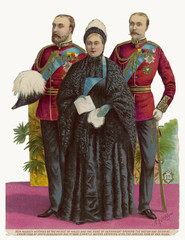 Fototapeta premium Victoria - South Kensingtonn. Date: 1 May 1886