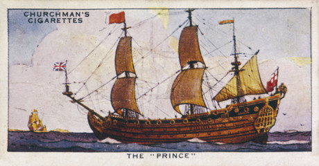 Prince Sailing Ship. Date: 1670