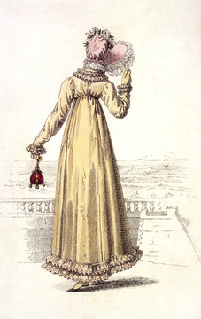 Walking Dress 1819. Date: 1819