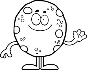 Cartoon Cookie Waving
