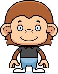 Cartoon Smiling Monkey