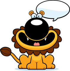 Talking Cartoon Lion