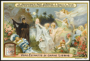 Berlioz Faust Liebig. Date: 1846 - obrazy, fototapety, plakaty