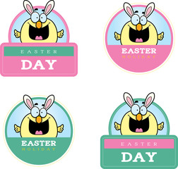 Cartoon Easter Chick Graphic