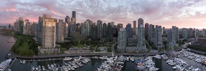 Fototapeta premium Pacific North West Islands Cityscape Landscape Waterscape Vancouver