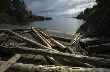 Fototapeta na wymiar Pacific North West Islands Cityscape Landscape Waterscape Vancouver