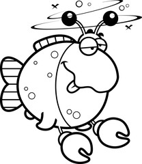 Cartoon Drunk Imitation Crab © corythoman