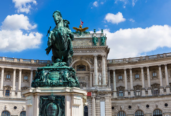 Fototapeta na wymiar The Hofburg in Vienna, Austria