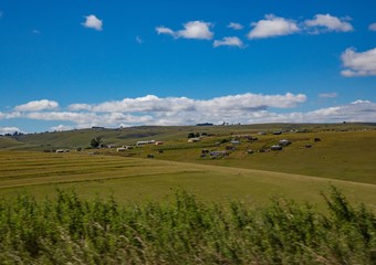 Fototapeta na wymiar Landscape of the eastern cape of South Africa
