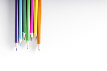 colored pencils on paper