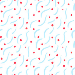 Abstract waves seamless pattern