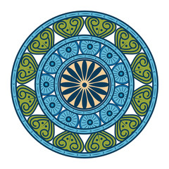 Mandala Vintage decorative elements Oriental pattern vector illustration graphic design
