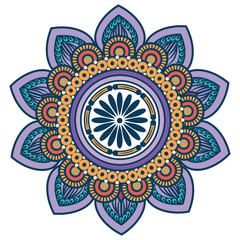 Mandala Vintage decorative elements Oriental pattern vector illustration graphic design