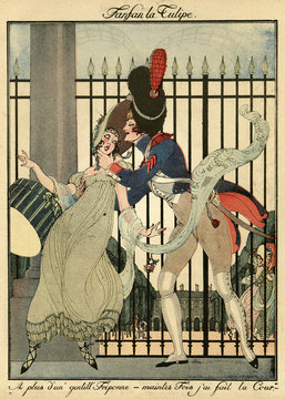 Illustration  Fanfan la Tulipe. Date: 1917