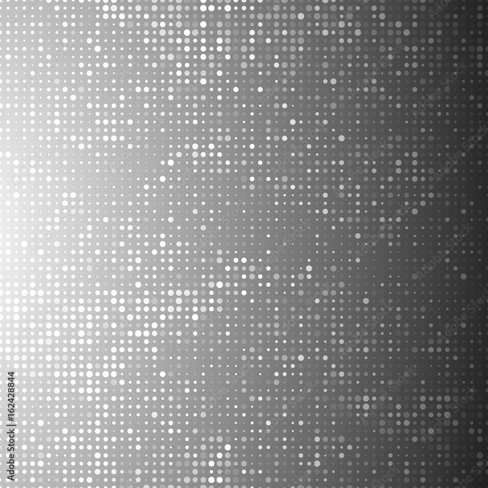 Poster Abstract background with an array of dots and circles. Geometric texture.