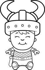 Child Viking Sitting