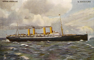 Steamship 'Deutschland'. Date: first voyage 1902