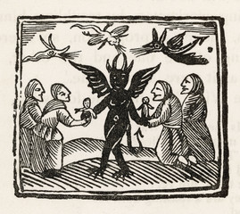 Demon Dancing. Date: circa 1600