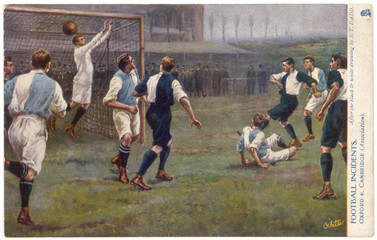 Football - Oxford-Cambridg. Date: 1908