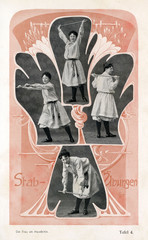 Girls' Exercise 1905. Date: 1905