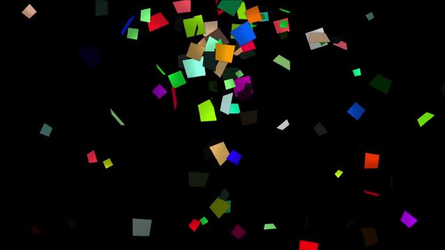 4k Falling color paper card scrap,explosion shred,weddings fireworks particles,holiday celebration celebrate,fun pollution fountain spread background.