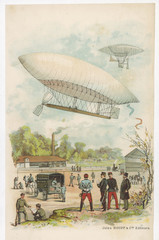 Renard - Krebs' France. Date: circa 1884