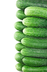 bunch of cucumbers