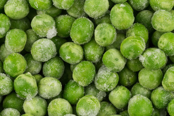 Green frozen peas