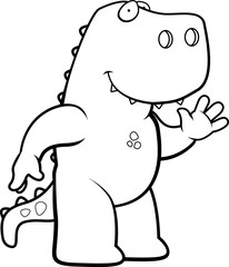 Dinosaur Waving