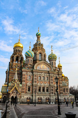 Fototapeta na wymiar The Church of the Savior on Spilled Blood, St. Petersburg, Russia