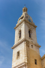Fototapeta na wymiar Tower of the Basilica Santa Maria in Xativa