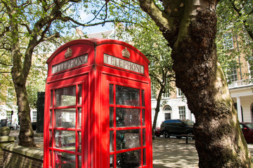 Red telephone box, London, United Kingdom