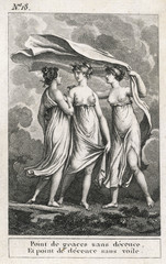 Myth - the Three Graces. Date: 18th century