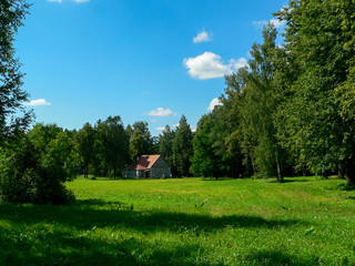 Obraz premium Russian village