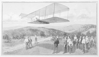 Kitty Hawk Glider Flight. Date: 1431 © Archivist