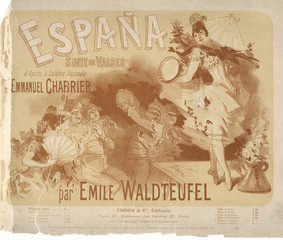 Obraz premium Chabrier's 'Espana'
