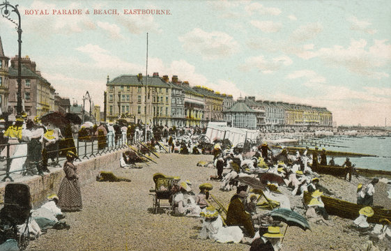 Eastbourne Beach. Date: circa 1905