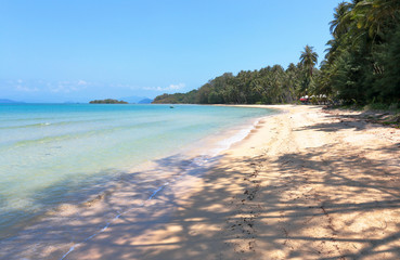 Tropical sand beach