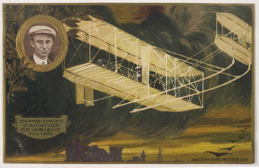 Wright at Pau  1909. Date: 1909